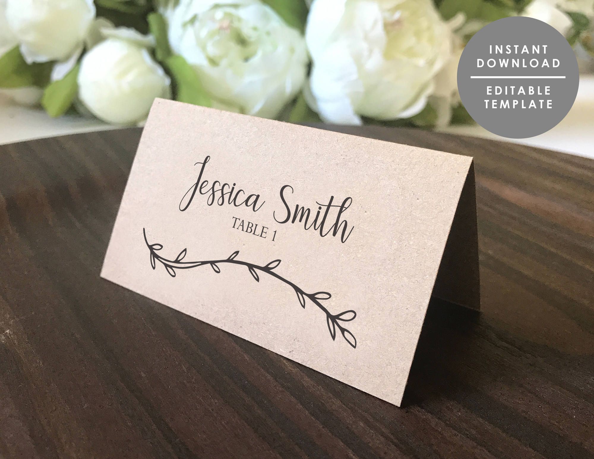 Pin on Wedding name cards