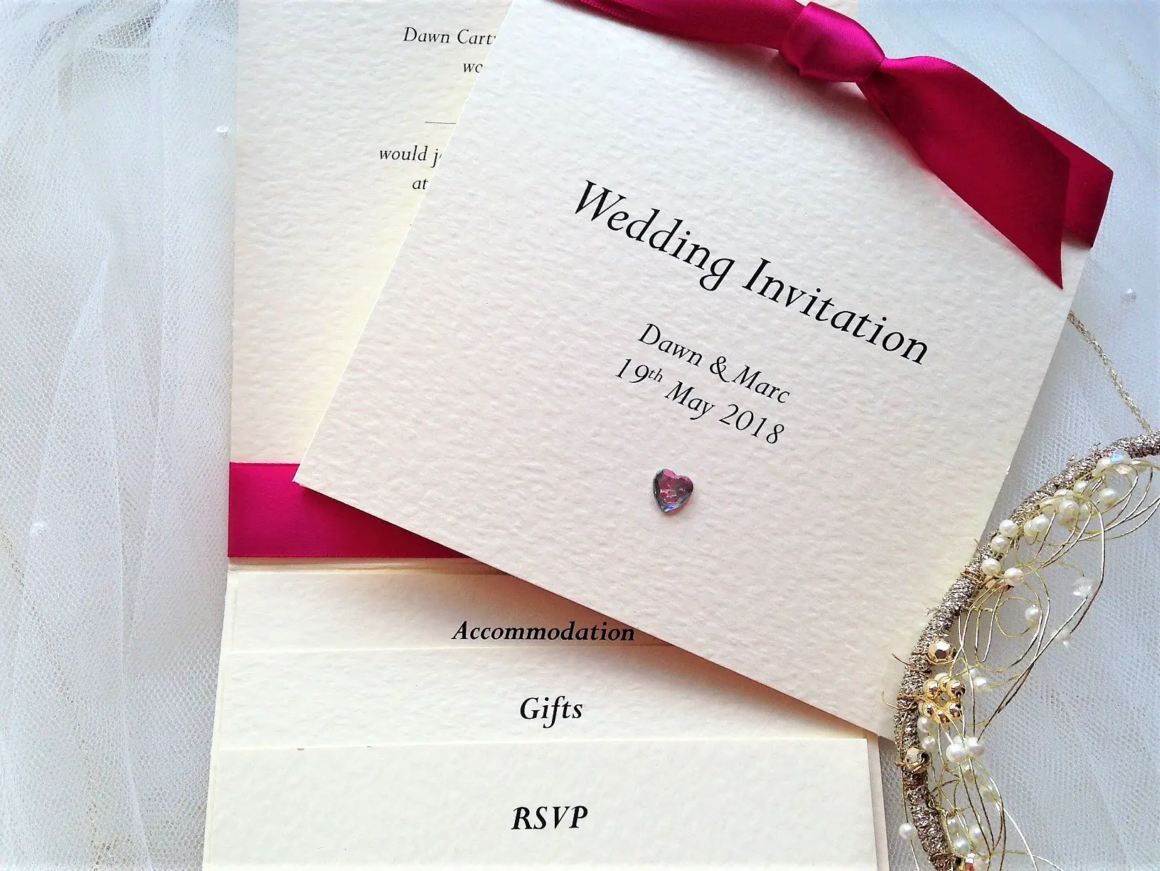 Pocketfold Wedding Invitations from £2.25