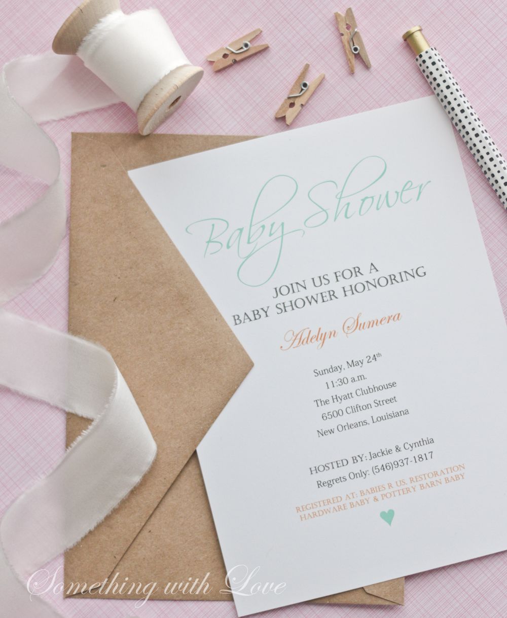 Pretty much in *love* with this gorgeous new baby shower suite ...