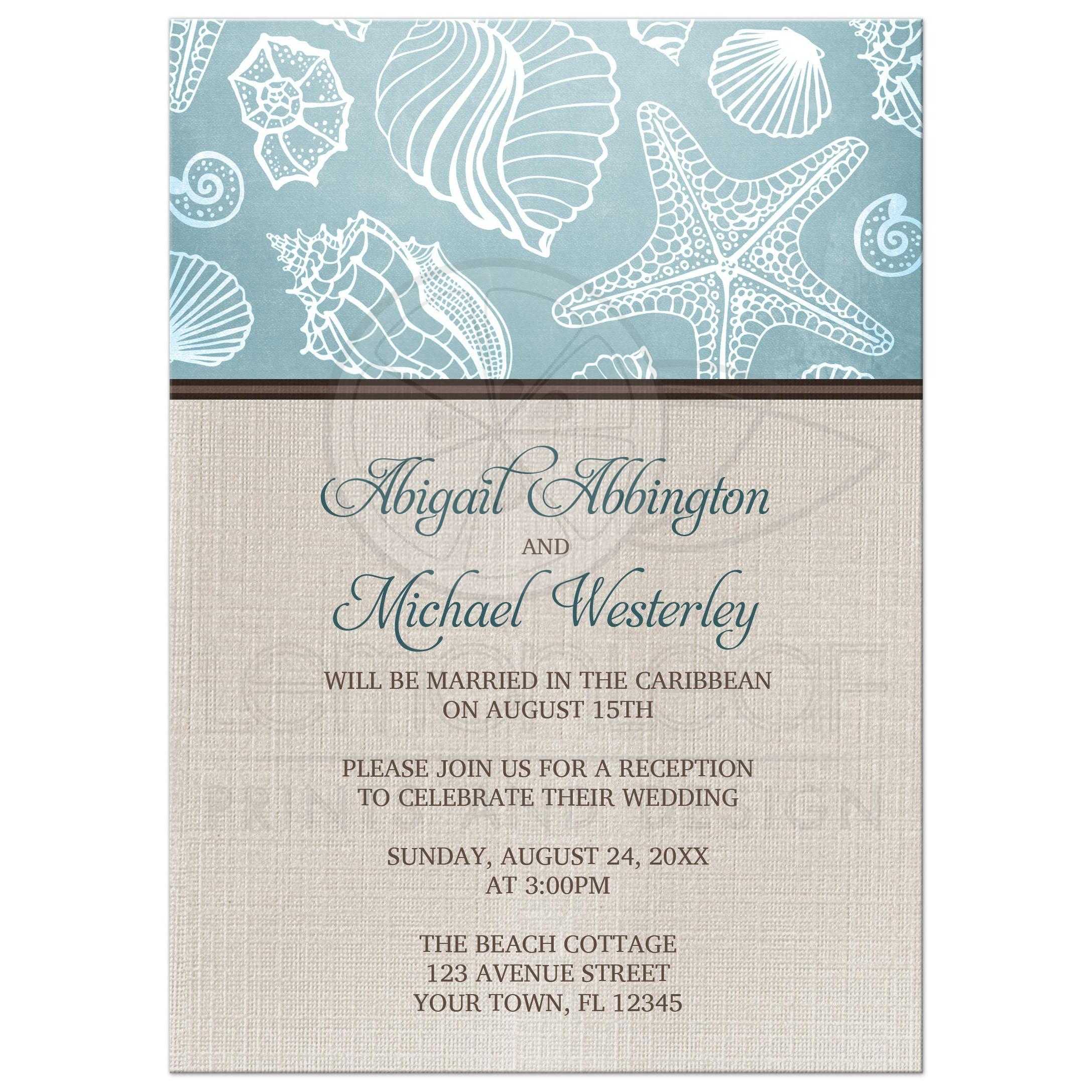 Reception Only Invitations