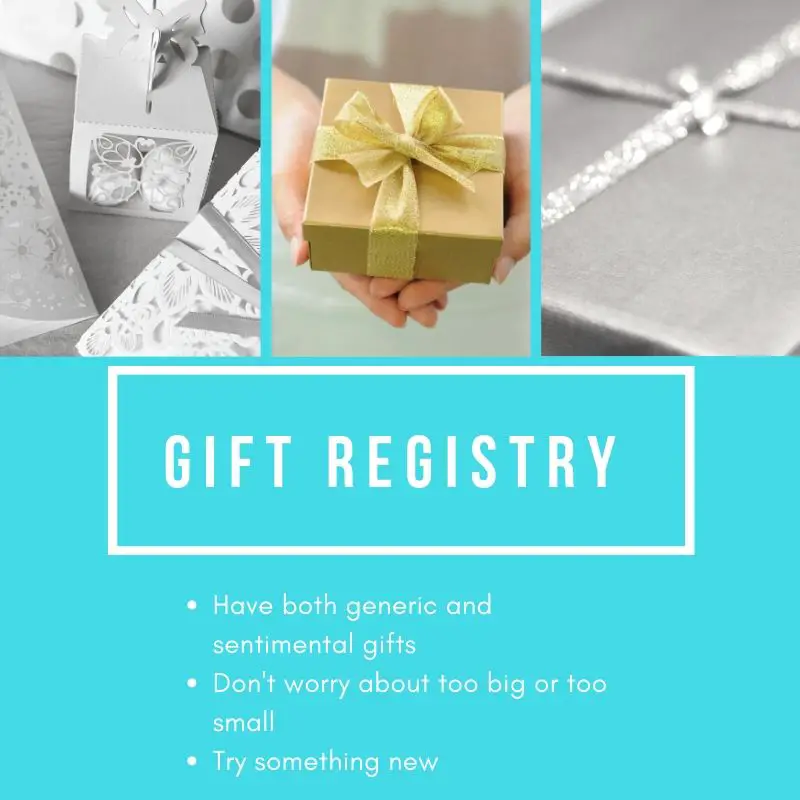 Registering for Gifts
