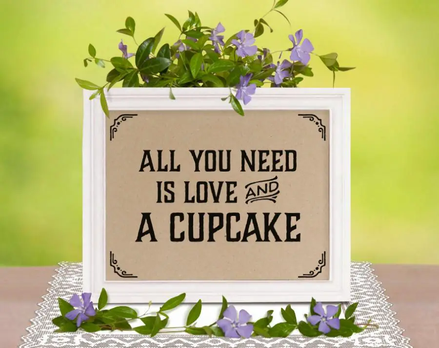 Rustic Wedding Decor: All You Need Is Love And A Cupcake. Wedding ...