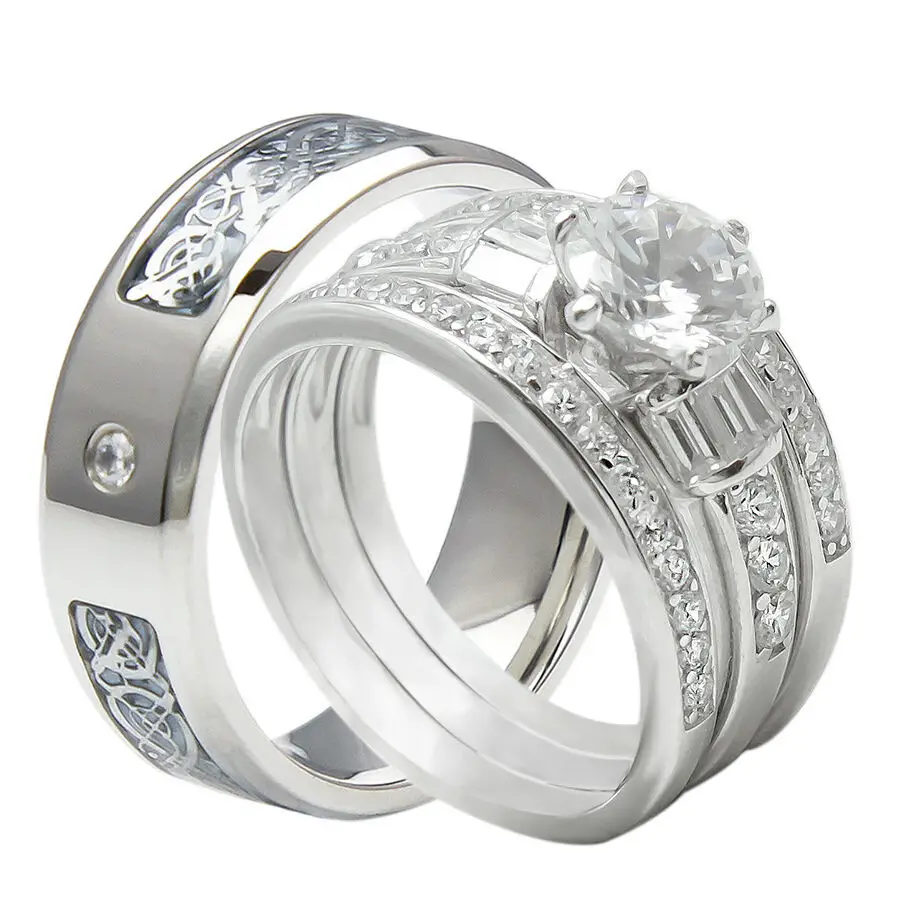 Top 25 Wedding Rings His and Hers Matching Sets