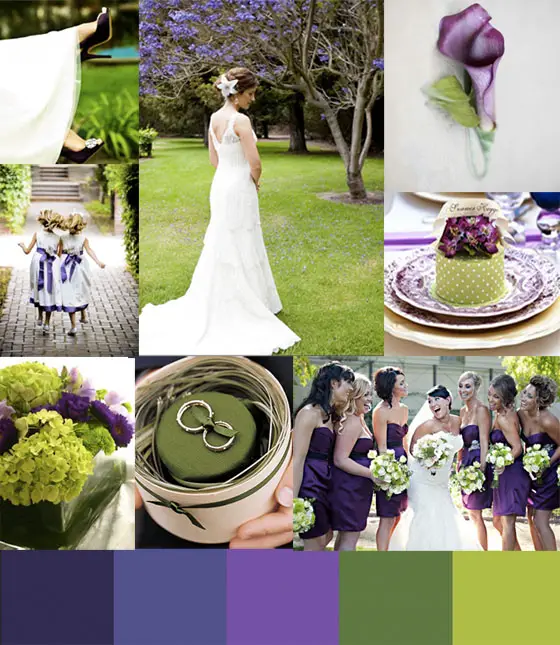 Turning Back Time Photography: Fresh And Funky Wedding Colors!
