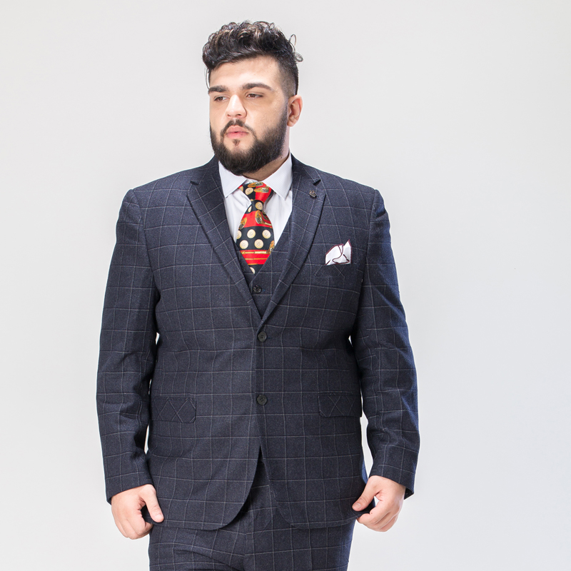 [USD 227.27] Fat suit Suit Male groom wedding suit Male Best man group ...