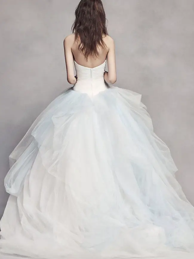 Vera Wang OmbrÃ© Tulle Second Hand Wedding Dress Save 44% ...