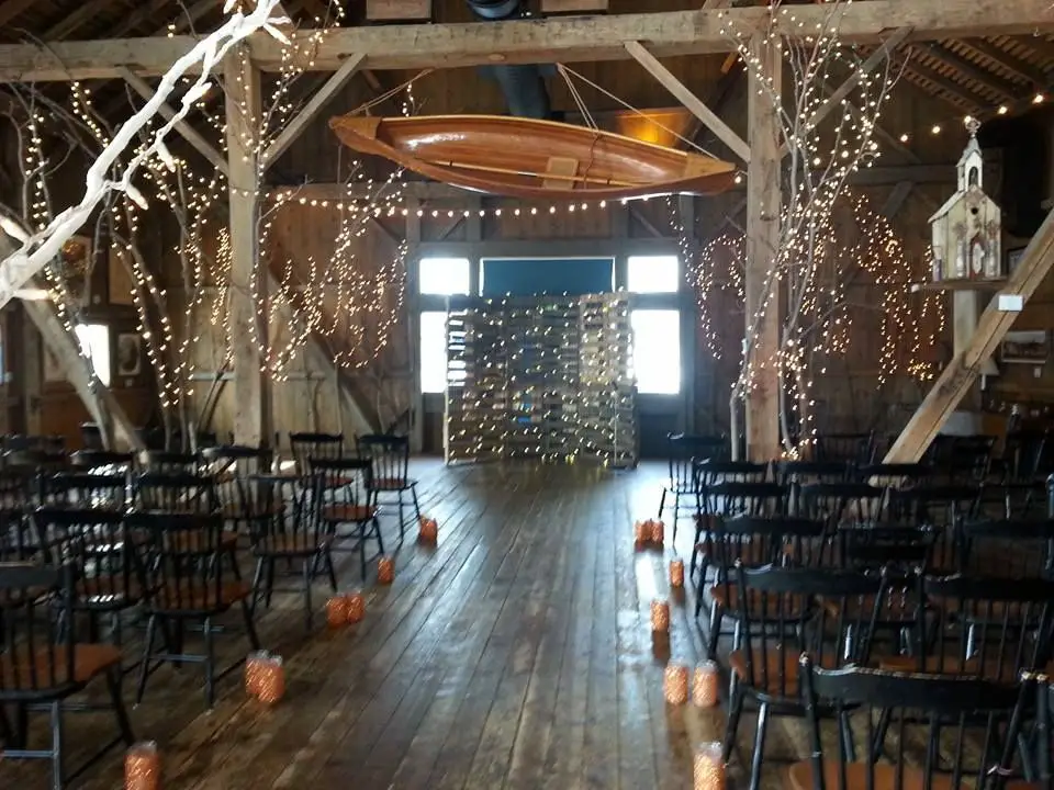 Wedding Ceremonies in The Barn Loft Wine Room provide a ...