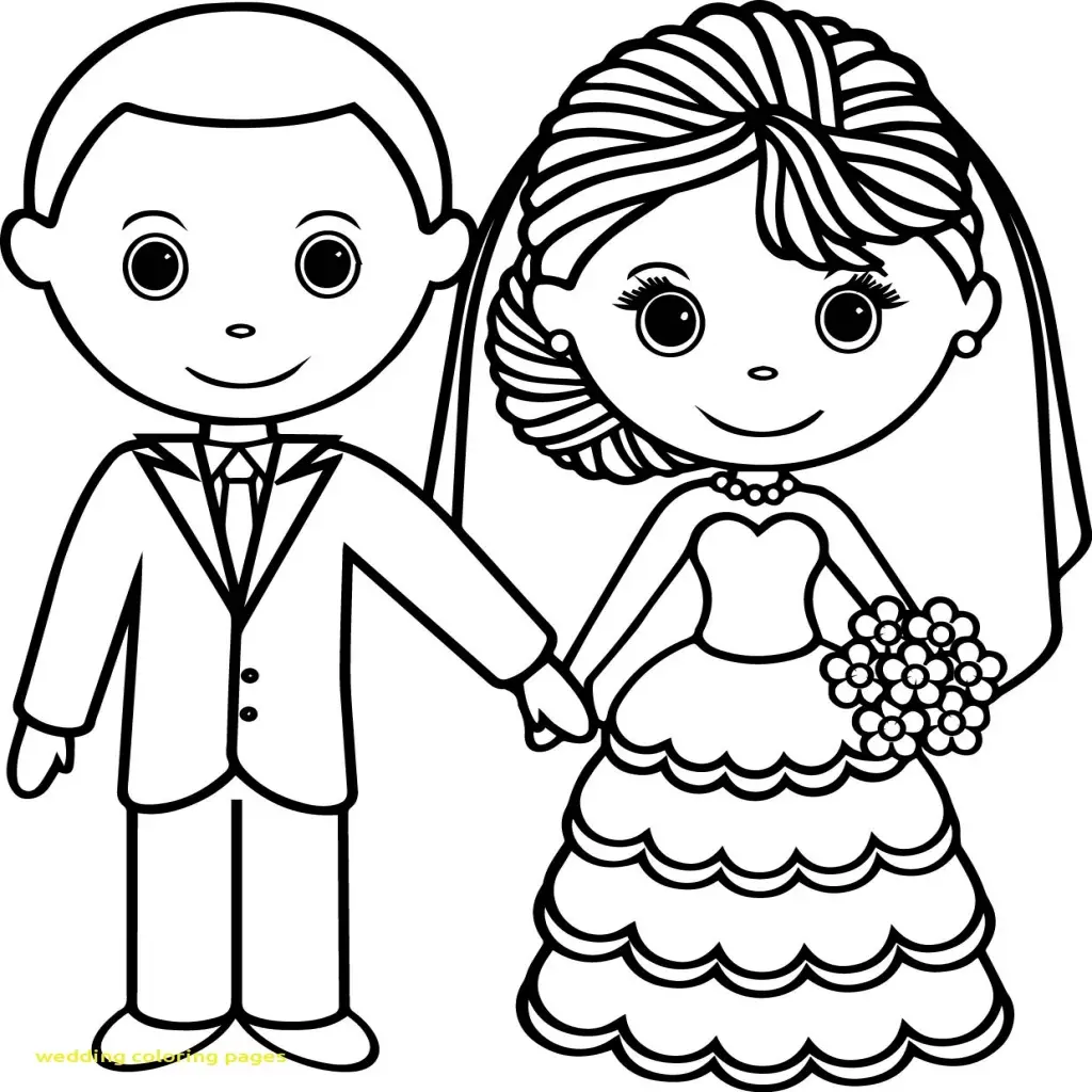 Wedding Couple Coloring Pages at GetColorings.com