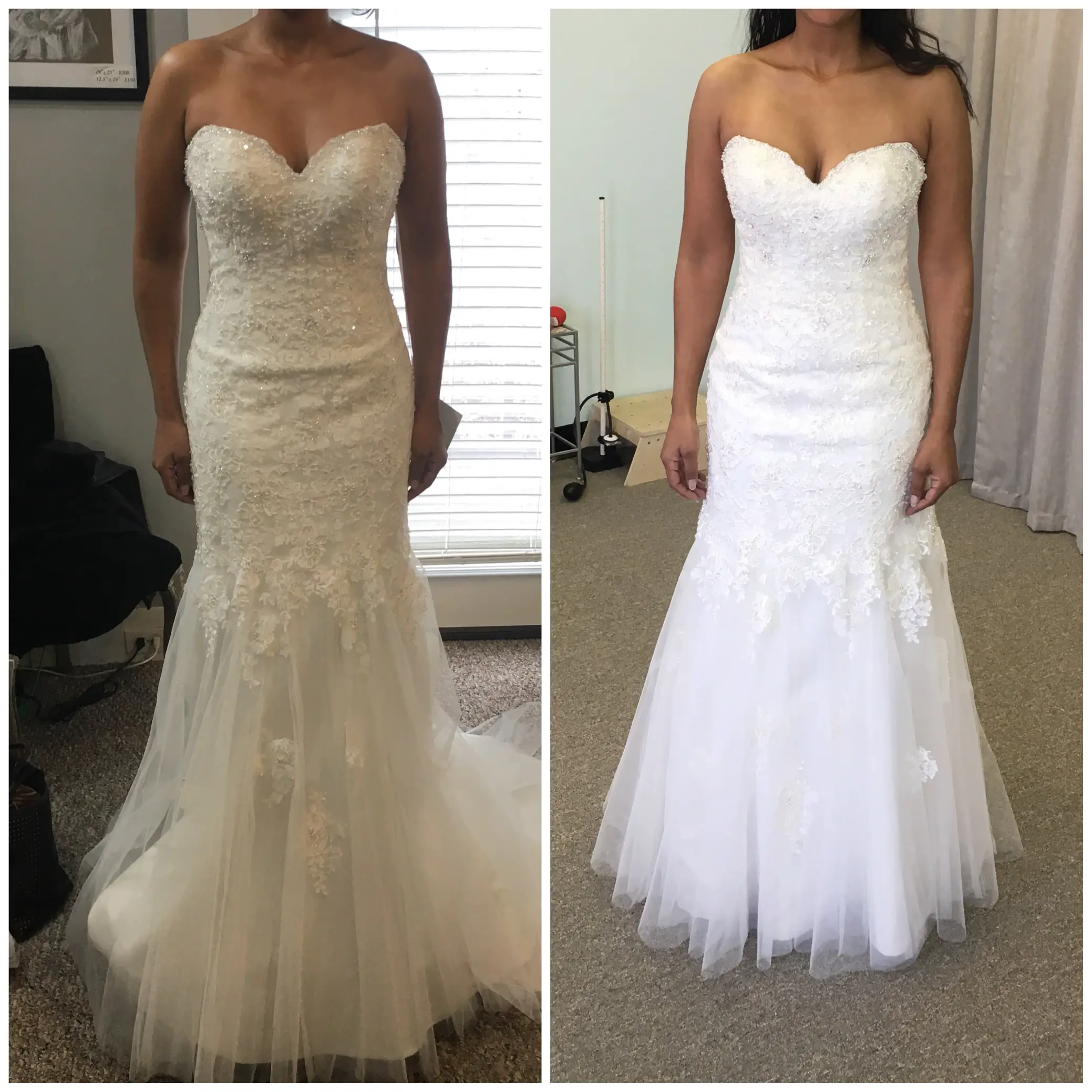 Wedding Dress Alterations Before And After