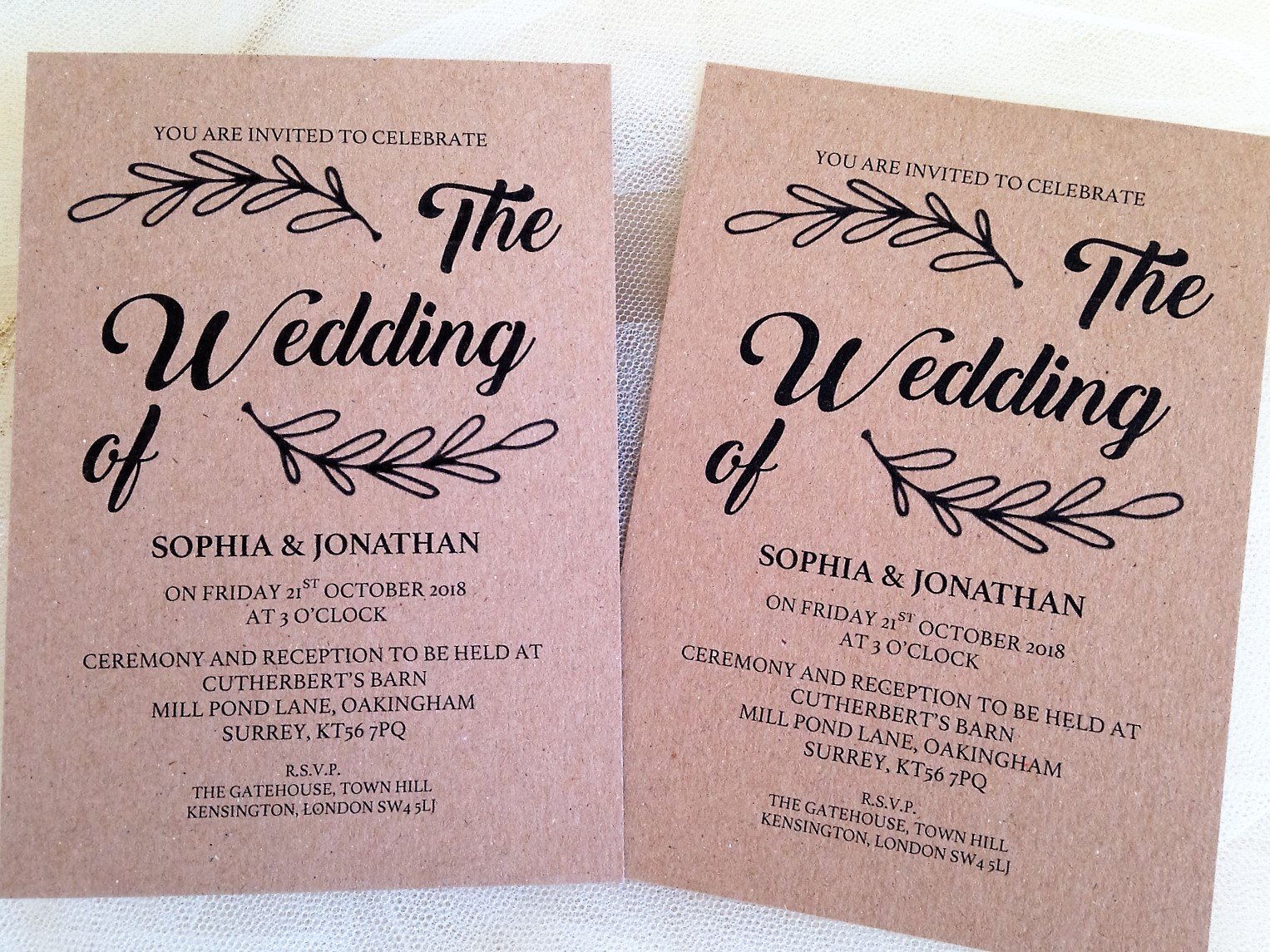 Wedding invitations  what to include