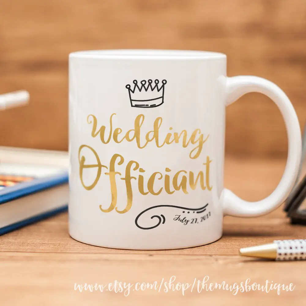 Wedding Officiant mug personalized Wedding Officiant gift