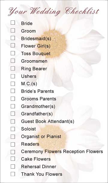 Wedding Planning List â What You Need to Cover for the Big ...