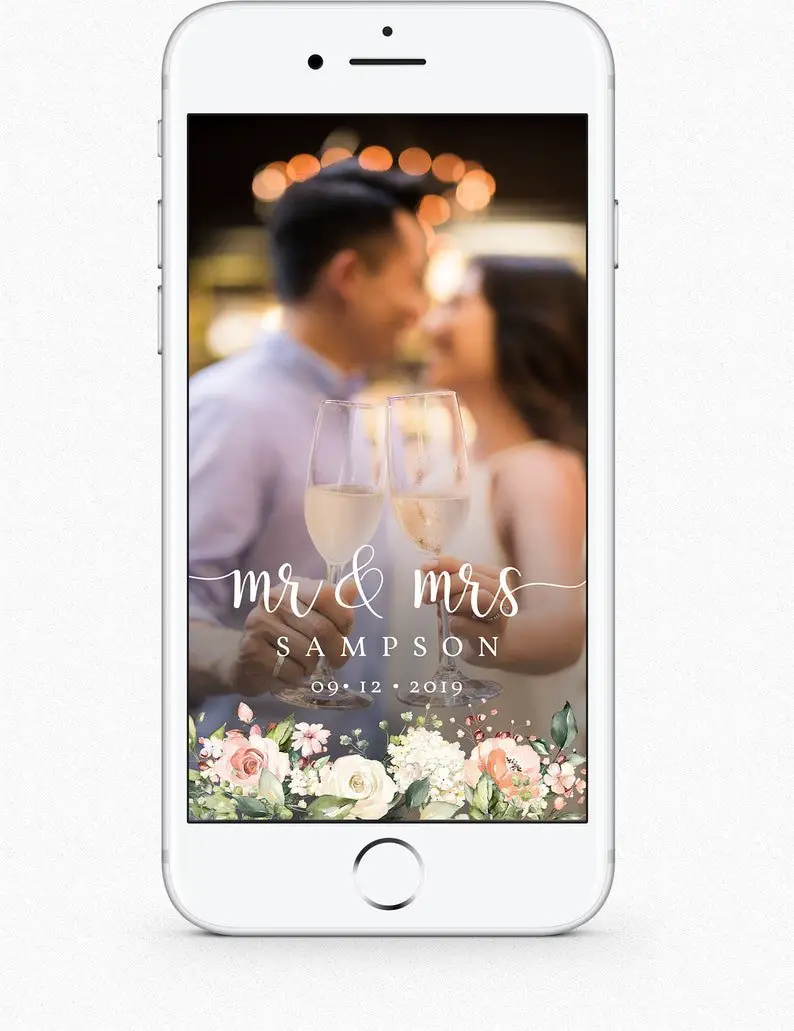 Wedding Snapchat Filter Wedding Geofilter SnapChat Filter ...