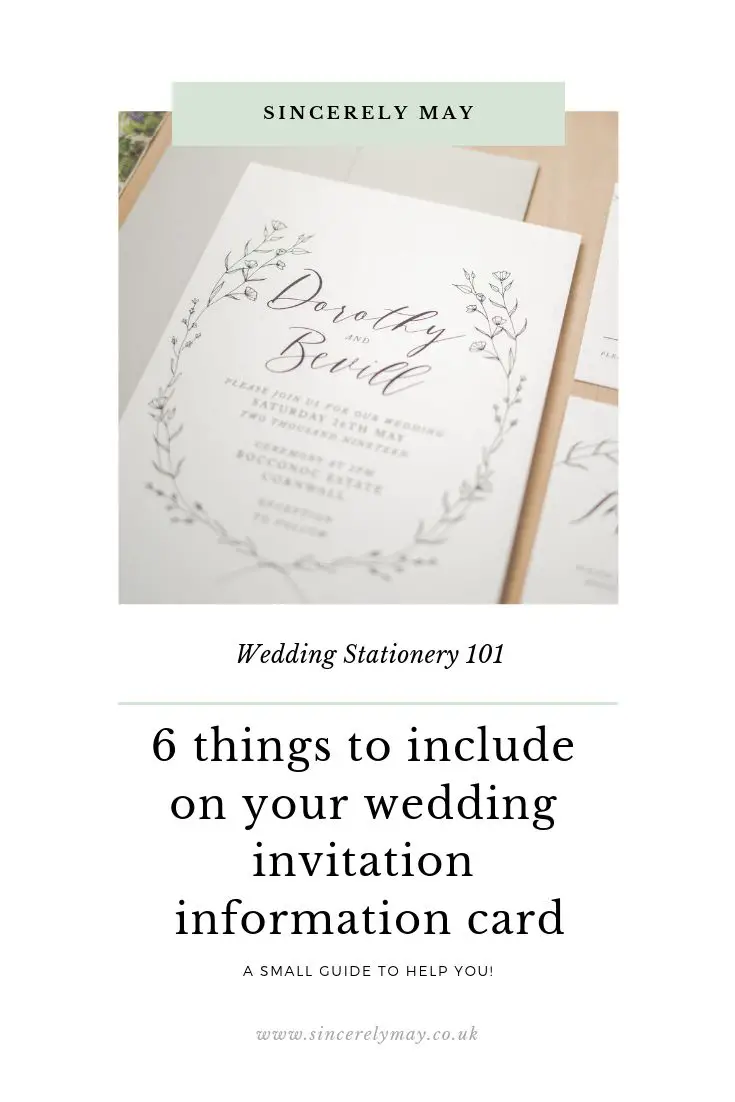 Wedding Stationery 101