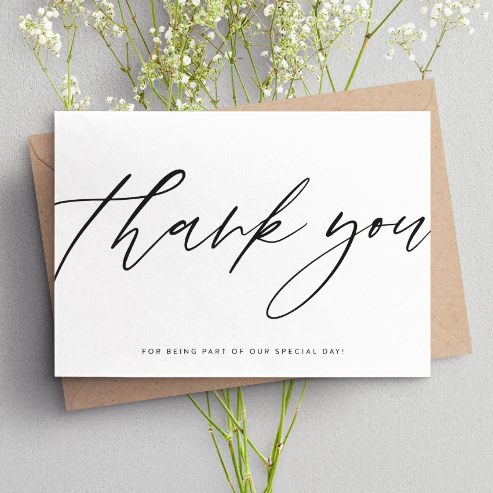 Wedding Thank You Cards, Thank You Cards, Personalised Thank You Cards ...