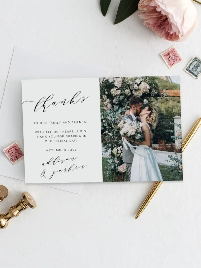 What to Write in a Wedding Thank You Card