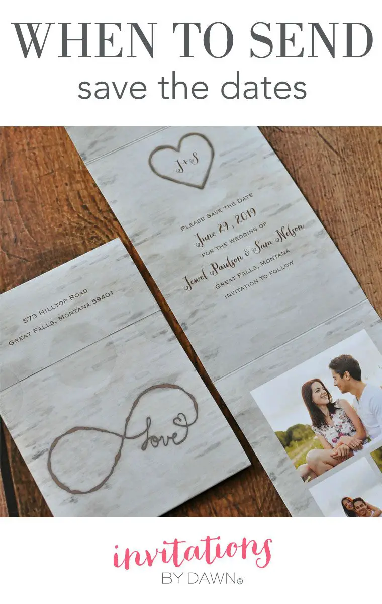 When do you need to send your Save the Dates? It depends ...