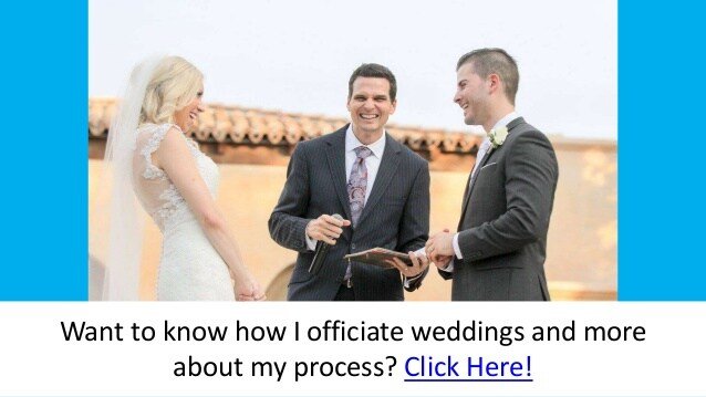 Who can officiate a wedding? Can anyone officiate a wedding?