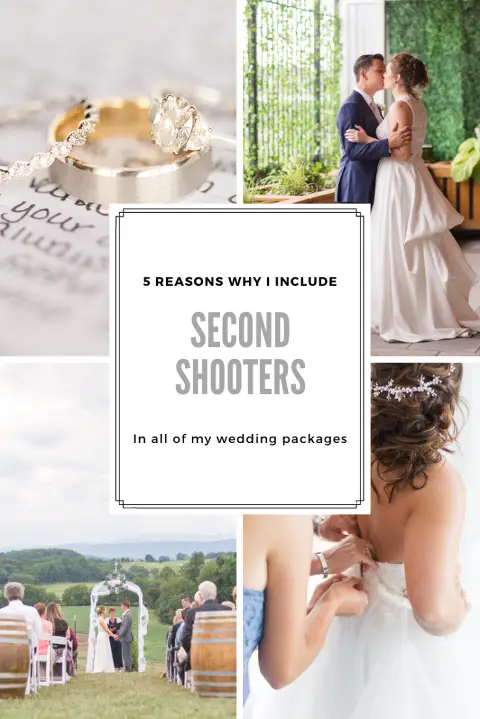 Why I Include a Second Shooter in Every Wedding Package in 2020 ...