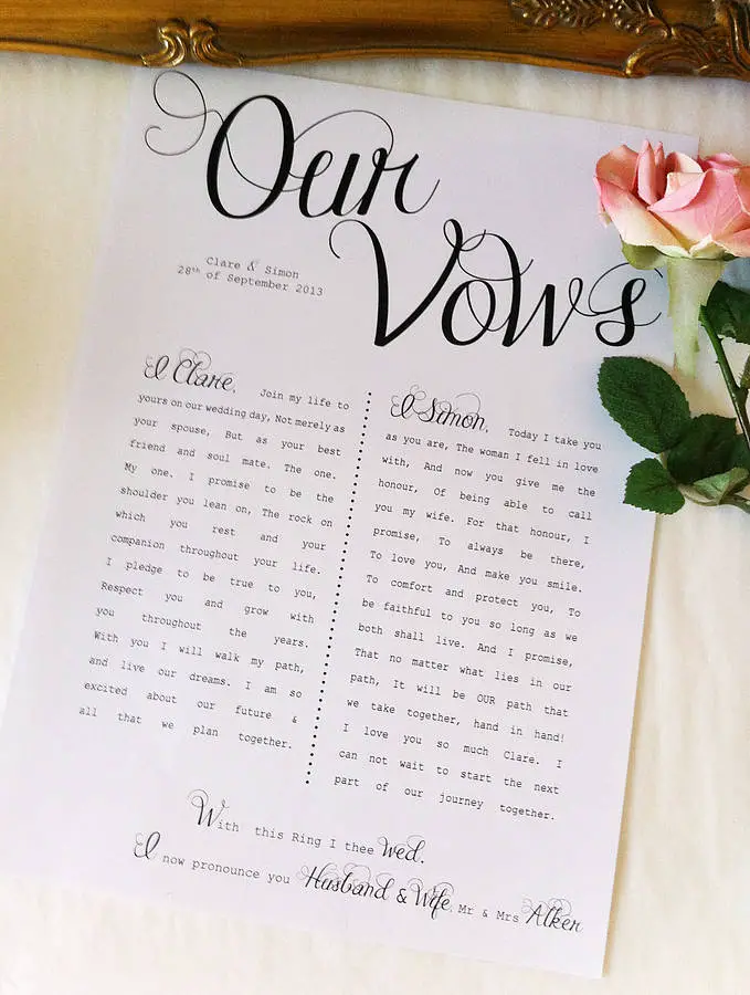 Writing Your Wedding Vows? Read This First!