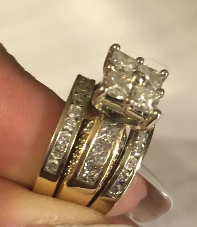 Zales Princess cut Diamond Wedding Ring